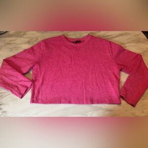 Women’s Zara Pink Crew Neck Sweater Size Medium Excellent-Condition